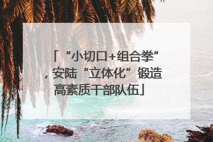 “小切口+组合拳”，安陆“立体化”锻造高素质干部队伍
