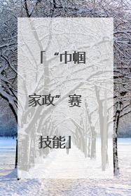 “巾帼家政”赛技能