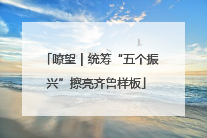 瞭望｜统筹“五个振兴”擦亮齐鲁样板