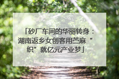 砂厂车间的华丽转身：湖南返乡女创客用苎麻“织”就亿元产业梦