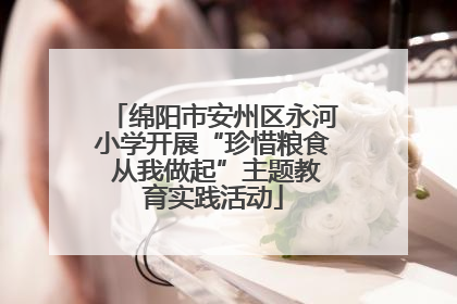 绵阳市安州区永河小学开展“珍惜粮食 从我做起”主题教育实践活动