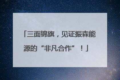 三面锦旗，见证振森能源的“非凡合作”！