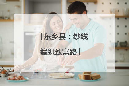 东乡县：纱线编织致富路