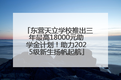 东营天立学校推出三年最高18000元助学金计划！助力2025级新生扬帆起航