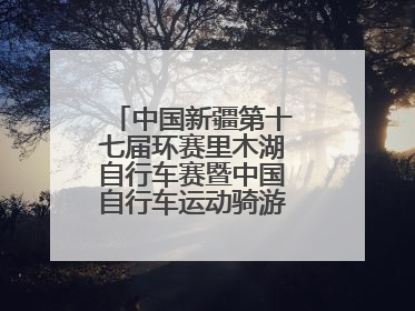 中国新疆第十七届环赛里木湖自行车赛暨中国自行车运动骑游大会圆满落幕