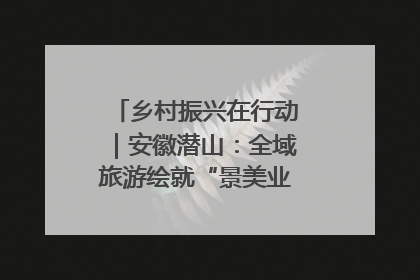 乡村振兴在行动｜安徽潜山：全域旅游绘就“景美业兴民富”新画卷
