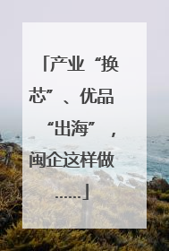 产业“换芯”、优品“出海”，闽企这样做……