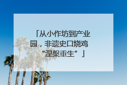 从小作坊到产业园，非遗史口烧鸡“涅槃重生”
