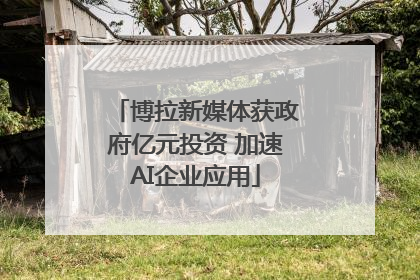 博拉新媒体获政府亿元投资 加速AI企业应用