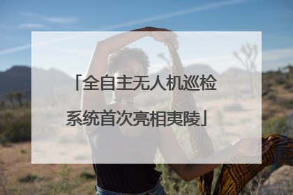 全自主无人机巡检系统首次亮相夷陵