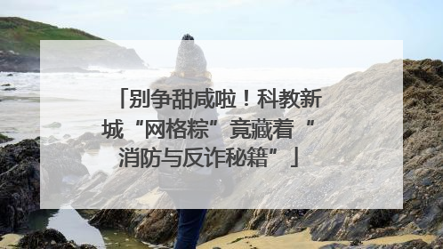 别争甜咸啦！科教新城“网格粽”竟藏着“消防与反诈秘籍”
