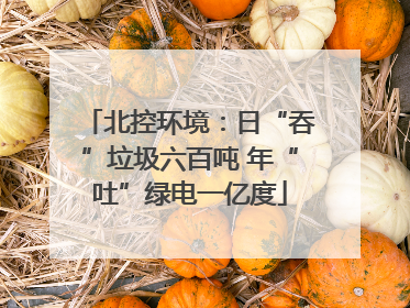北控环境：日“吞”垃圾六百吨 年“吐”绿电一亿度