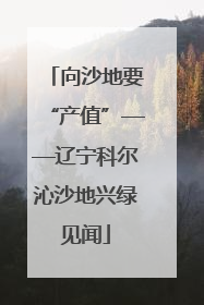向沙地要“产值”——辽宁科尔沁沙地兴绿见闻