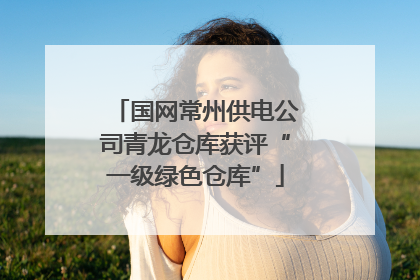 国网常州供电公司青龙仓库获评“一级绿色仓库”