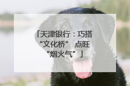 天津银行：巧搭“文化桥” 点旺“烟火气”