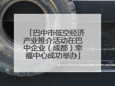 巴中市低空经济产业推介活动在巴中企业（成都）幸福中心成功举办