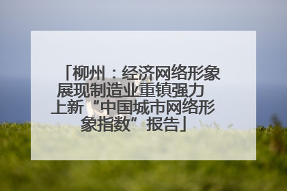 柳州：经济网络形象展现制造业重镇强力 上新“中国城市网络形象指数”报告