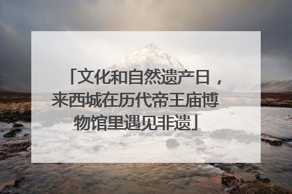 文化和自然遗产日，来西城在历代帝王庙博物馆里遇见非遗