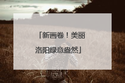 新画卷！美丽洛阳绿意盎然