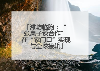 潍坊临朐：“一张桌子谈合作” 在“家门口”实现与全球接轨