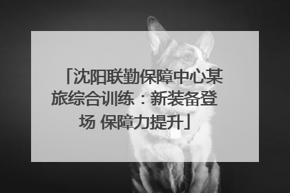 沈阳联勤保障中心某旅综合训练：新装备登场 保障力提升