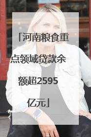 河南粮食重点领域贷款余额超2595亿元