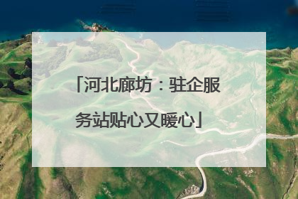 河北廊坊：驻企服务站贴心又暖心