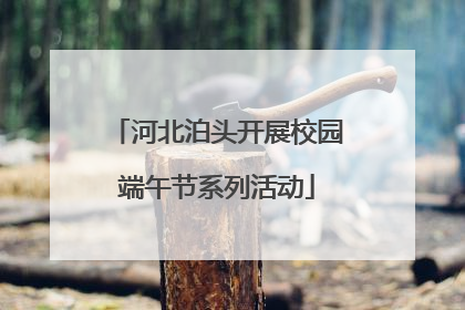 河北泊头开展校园端午节系列活动