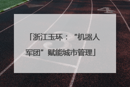 浙江玉环：“机器人军团”赋能城市管理