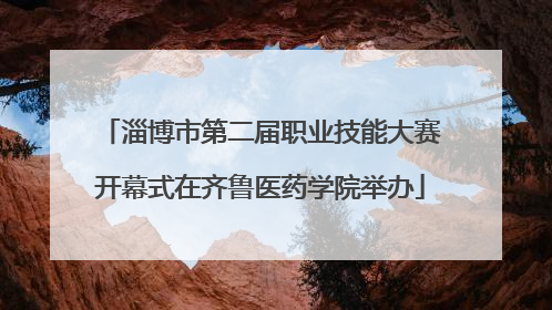 淄博市第二届职业技能大赛开幕式在齐鲁医药学院举办