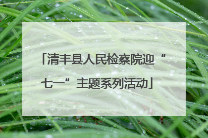 清丰县人民检察院迎“七一”主题系列活动
