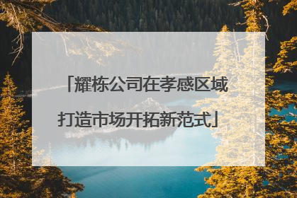 耀栋公司在孝感区域打造市场开拓新范式