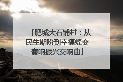 肥城大石铺村：从民生期盼到幸福蝶变奏响振兴交响曲