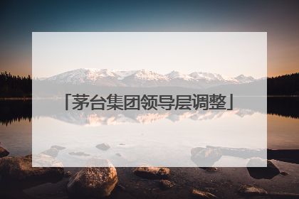 茅台集团领导层调整