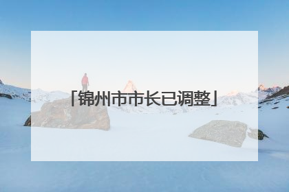 锦州市市长已调整