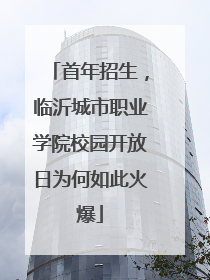 首年招生，临沂城市职业学院校园开放日为何如此火爆