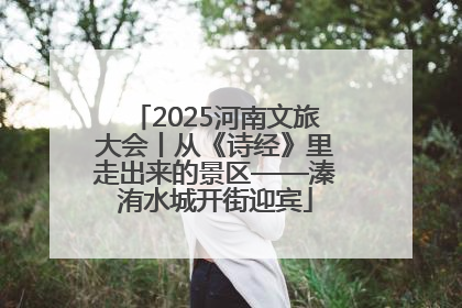 2025河南文旅大会丨从《诗经》里走出来的景区——溱洧水城开街迎宾