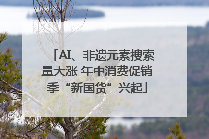 AI、非遗元素搜索量大涨 年中消费促销季“新国货”兴起